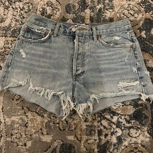 Agolde Parker jean shorts. Size 28